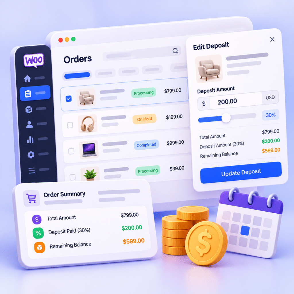 3D Order Deposit Dashboard